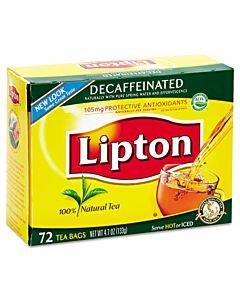 Tea Bags, Decaffeinated, 72/box