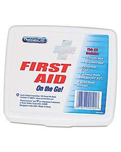 First Aid On The Go Kit, Mini, 13 Pieces, Plastic Case