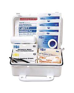 Ansi #10 Weatherproof First Aid Kit, 57 Pieces, Plastic Case