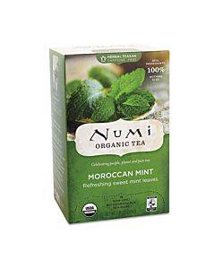 Organic Teas And Teasans, 1.4 Oz, Moroccan Mint, 18/box