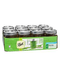 Ball Canning Pint Wide Mouth Can - Case Of 1 - 12 Count