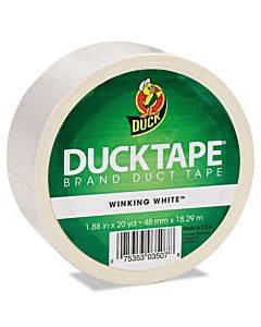 Colored Duct Tape, 3" Core, 1.88" X 20 Yds, White