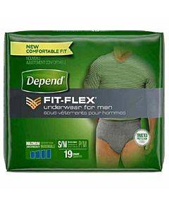Kimberly Clark Mens Depend Adjustable Underwear Model: 43616 (38/Ca)