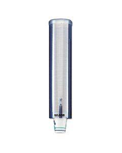 Large Pull-type Water Cup Dispenser, For 12 Oz Cups, Translucent Blue