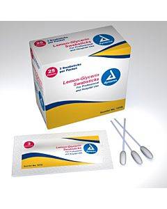 Oral Swabstick Dynarexâ® Foam Tip Lemon Glycerin(250/ca)