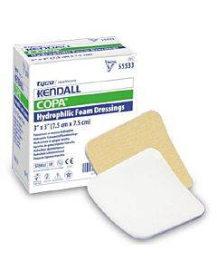 Foam Dressing Kendallâ„¢ 3 X 3 Inch Square Non-adhesive Without Border Sterile(10/bx)