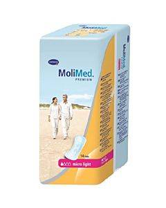 Pad, Incont 8.5x4" Molimed Prem Micro Light (14/Bg 12bg/Cs)(168/CA)