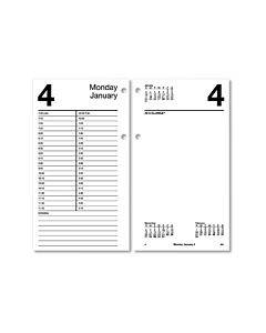 Large Desk Calendar Refill, 4.5 X 8, White, 2021