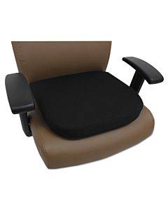 Cooling Gel Memory Foam Seat Cushion, 16.5 X 15.75 X 2.75, Black