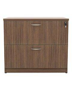 Alera Valencia Series Two-drawer Lateral File, 34w X 22 3/4d X 29 1/2h, Walnut