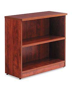 Alera Valencia Series Bookcase, Two-shelf, 31 3/4w X 14d X 29 1/2h, Med Cherry