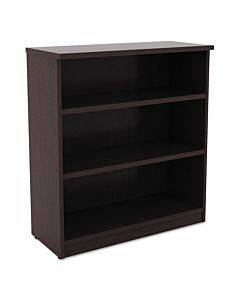 Alera Valencia Series Bookcase, Three-shelf, 31 3/4w X 14d X 39 3/8h, Espresso