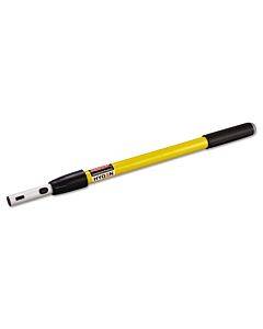 Hygen Quick-connect Extension Handle, 20" To 40", Yellow/black