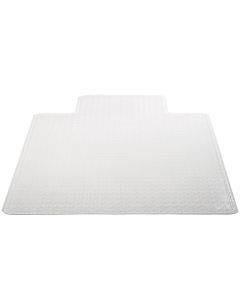 Supermat Frequent Use Chair Mat, Med Pile Carpet, Flat, 36 X 48, Lipped, Clear
