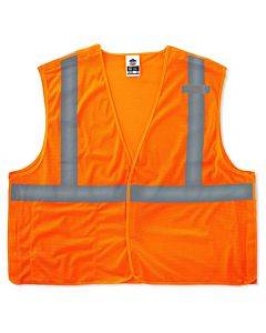 Glowear 8215ba Type R Class 2 Econo Breakaway Mesh Vest, Orange, S/m