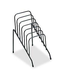 Wire Step File Jr., 6 Sections, Dl To A5 Size Files, 4.38" X 6.5" X 7.75", Black