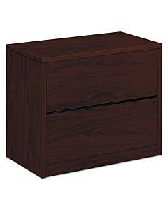 10500 Series Two-drawer Lateral File, 36w X 20d X 29-1/2h, Mahogany