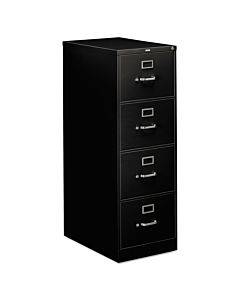 310 Series Four-drawer, Full-suspension File, Legal, 26-1/2d, Black