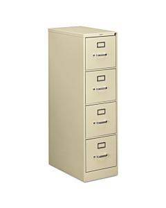 510 Series Four-drawer, Full-suspension File, Letter, 52h X25d, Putty