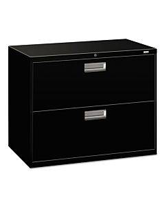 600 Series Two-drawer Lateral File, 36w X 19-1/4d, Black