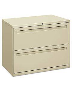 700 Series Two-drawer Lateral File, 36w X 19-1/4d, Putty