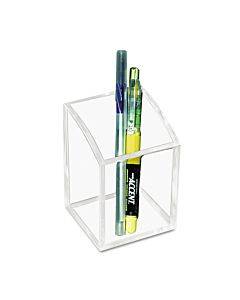 Acrylic Pencil Cup, 2.75 X 2.75 X 4, Clear