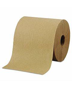 Morsoft Universal Roll Towels, 8" X 800 Ft, Brown, 6 Rolls/carton