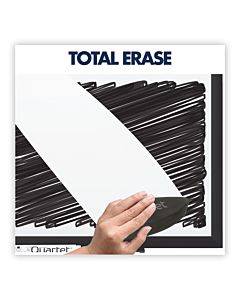 Classic Series Total Erase Dry Erase Board, 48 X 36, White Surface, Black Frame