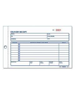 Delivery Receipt Book, Three-part Carbonless, 6.38 X 4.25, 50 Forms Total