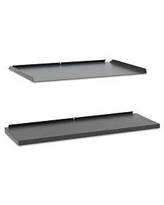 Manage Series Shelf And Tray Kit, Steel, 17.5 X 9 X 1, Ash