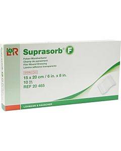 Suprasorb F Transparent Film Dressing, 6" X 8" Part No. 20465 (10/box)