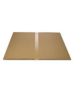 All Day Use Non-studded Chair Mat For Hard Floors, 36 X 48, Lipped, Clear