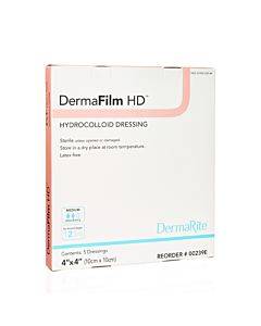 Dermarite Industries Dermafilm Hydrocolloid X-thin Wound Dressing Model: 00219e (10/bx)