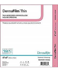 Dermarite Industries Dermafilm Hydrocolloid Wound Dressing Model: 00306e (5/bx)