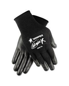 Ninja X Bi-polymer Coated Gloves, X-large, Black, Pair