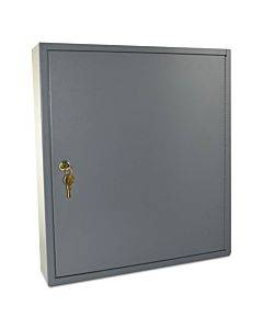 Steel Key Cabinet, 90-keys, Steel, Gray, 3.5 X 16.5 X 18.38