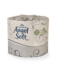 Toilet Tissue Angel Softâ® Professional Series White 2-ply Standard Size Cored Roll 450 Sheets 4 X 4-1/20 Inch(80/ca)