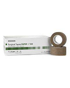 Medical Tape Mckesson Paper 1 Inch X 10 Yard Tan Nonsterile(12/BX)