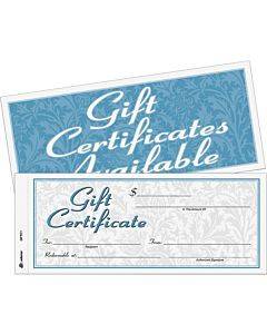 Adams Two-part Carbonless Gift Certificates