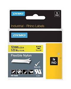 Dymo Rhino Flexible Nylon Labels