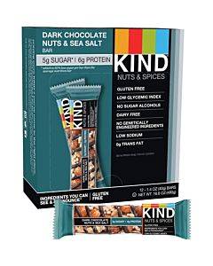 Kind Dark Chocolate Nuts/sea Salt Snack Bars