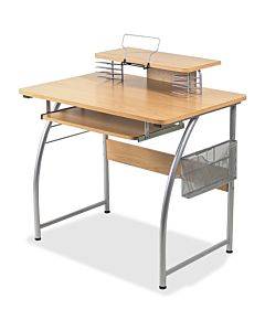 Lorell Upper Shelf Laminate Computer Desk