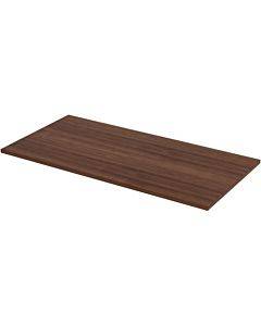 Lorell Quadro Straight Edge Walnut Tabletop