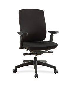 Lorell Mid-back Chairs With Adjustable Arms