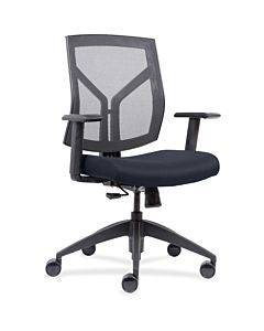 Lorell Mesh Back/fabric Seat Mid-back Task Chair