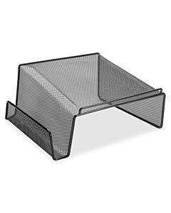 Lorell Black Mesh/wire Angled Height Mesh Phone Stand