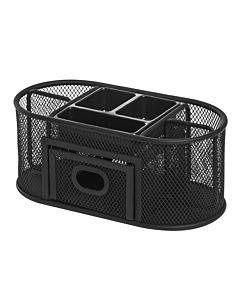 Lorell Mesh Steel Desktop Organizer