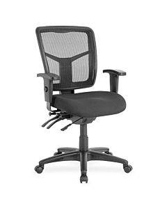 Lorell Managerial Swivel Mesh Mid-back Chair