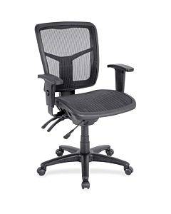 Lorell Mid-back Swivel Mesh Chair