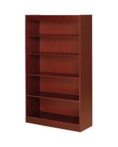 Lorell Five Shelf Panel Bookcase